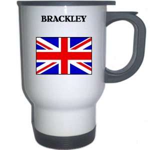  UK/England   BRACKLEY White Stainless Steel Mug 