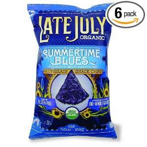   Snacks Multigrain Snack Chips, Summertime Blues, 5.5 Ounce (Pack of 6