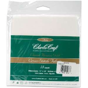  Classic Reserve Aida 18 Count 12x18 White Arts, Crafts 