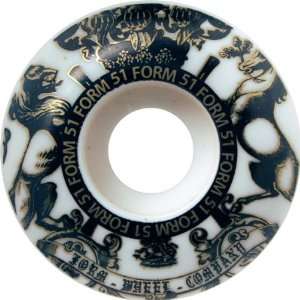  Form Crest Lions Gold 51mm Skate Wheels