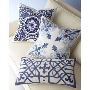  Blue Kaleidoscope Pillow