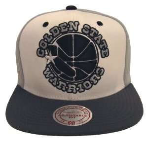  Golden State Warriors Mitchell & Ness Snapback Cap Hat Tri 