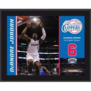 DeAndre Jordan Sublimated 10x13 Plaque  Details Los Angeles Clippers