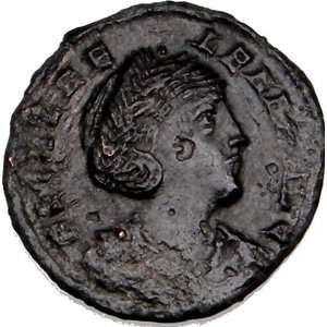  337AD Ancient Roman Coin SAINT HELENA & Goddess PAX 