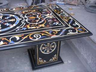 BEST INLAID PRECIOUS STONE DINING ROOM TABLE RT74  