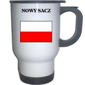  Poland   NOWY SACZ White Stainless Steel Mug Everything 