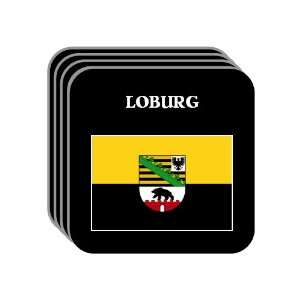  Saxony Anhalt   LOBURG Set of 4 Mini Mousepad Coasters 