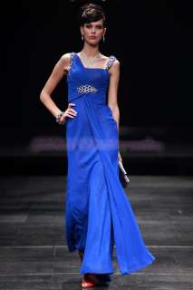   Royal Blue Formal Evening Prom Gown Ball Wedding Party Dress  