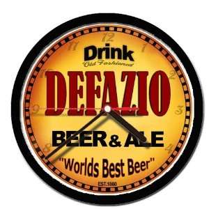  DEFAZIO beer ale cerveza wall clock: Everything Else