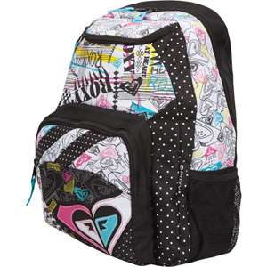 ROXY SHADOW VIEW POLKA DOTS BACKPACK PENCIL CASE NEW  