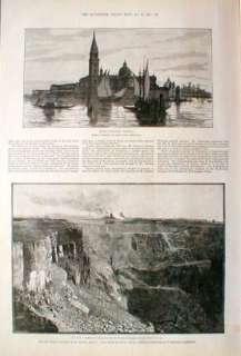 1888 De Beers Diamond Mine South Africa 350 Feet Venice  