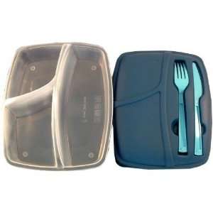  3 Section Food Container Case Pack 48
