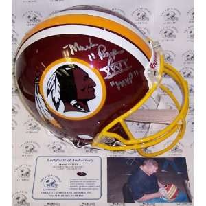 Mark Rypien   Autographed Official Full Size Riddell Authentic Proline 