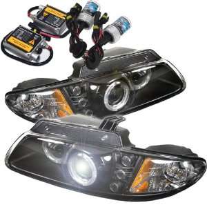   LED Projector Headlights   Black + 8000K HID Low Beam Kit: Automotive