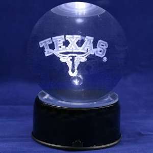  Texas Longhorns Team Logo Laser Globe