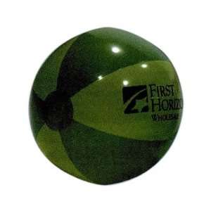 Green   Two tone 16 (deflated) beach ball.  Kitchen 