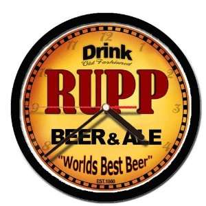 RUPP beer and ale cerveza wall clock: Everything Else