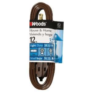  Woods 602 12 Foot Cube Extension Cord with Power Tap 