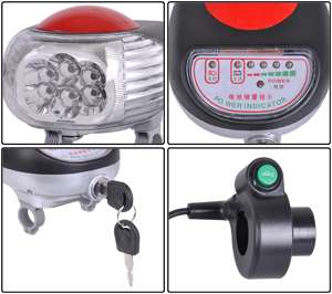 Equip with this 36V LED lights on your electric bicycle, you will 
