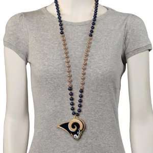  NFL St. Louis Rams Team Logo Medallion Beads: Sports 