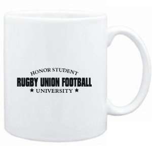  Mug White  Honor Student Rugby Union Football University 