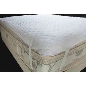  King Quilted Anchor Band Mattress Pad