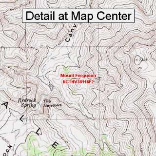   Map   Mount Ferguson, Nevada (Folded/Waterproof): Sports & Outdoors