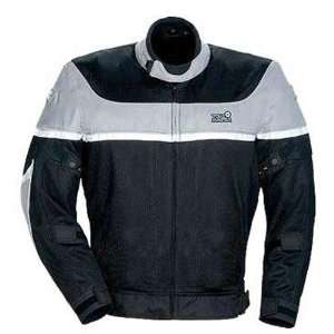  TOURMASTER DRAFT AIR TEXTILE JACKET SILVER MD Automotive