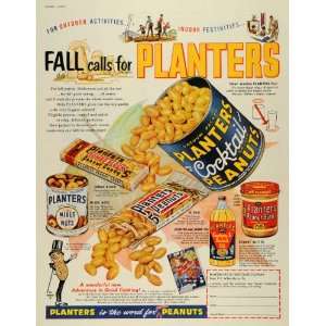  1955 Ad Planters Nut & Chocolate Co Wilkes Barre PA 