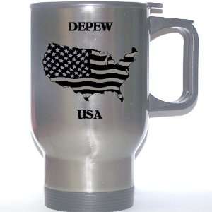  US Flag   Depew, New York (NY) Stainless Steel Mug 
