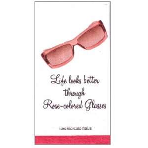  Rose Colored Glasses Pocket Tissues