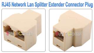 RJ45 Network Lan Splitter Extender Connector Plug  