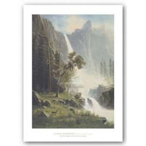 Bridal Veil Falls, Yosemite, ca 1871 73 by Albert Bierstadt 30x21.5 
