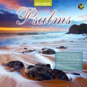    Psalms Big Print 18 Month 2013 Wall Calendar: Office Products
