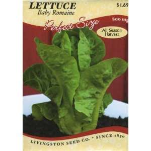  Lettuce   Baby Romaine Patio, Lawn & Garden