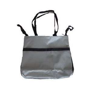  Eckert Stroller Diaper Bag Silver/Black Stripe w/ Pockets 