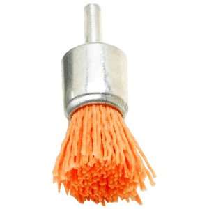  Dico 541 781 3/4 Nyalox End Brush 3/4 Inch Orange 120 Grit 