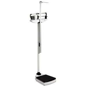   scale with height rod and castors   LBS/KG