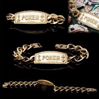 Gold Link Poker Champion Bracelet