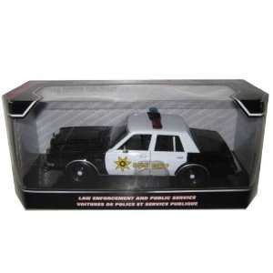   1986 Dodge Diplomat Sheriff Car 1:24 Diecast Model Car: Toys & Games