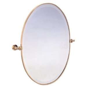   Gear Tilt Oval Framed Decorative Bathroom Mirror