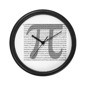 Pi Digits Humor Wall Clock by 