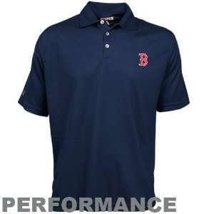   Red Sox Navy Blue Excellence Performance Polo