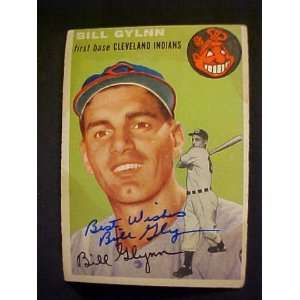 Bob Milliken Brooklyn Dodgers #177 1954 Topps Autographed 
