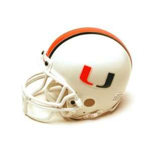  Miami Hurricanes Miniature Replica NCAA Helmet w/Z2B Mask 