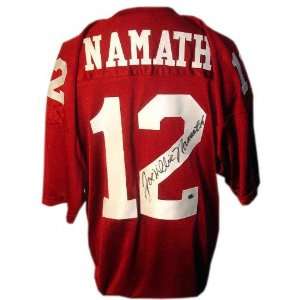  Joe Namath Alabama Crimson Tide Autographed Jersey Sports 