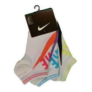  3 pair Nike Womens No Show Socks White 6 10 Sports 