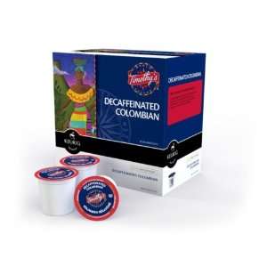  Timothys Colombian Decaf for Keurig K cup Brewing Systems 