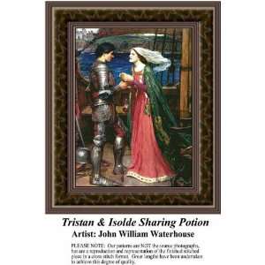  Tristan & Isolde Sharing Potion, Cross Stitch Pattern PDF 