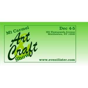 3x6 Vinyl Banner   Mt Carmel Annual Craft Fair Everything 